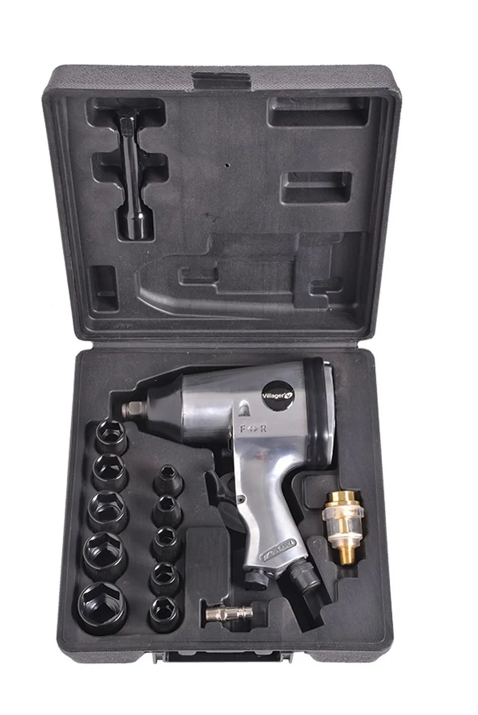 WF 002 A Pneumatische Slagsleutelset – 312 Nm | Luchtgereedschapsset