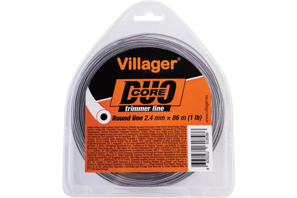 Trimmerdraad 2,4 mm x 15 m – Rond – DUO CORE