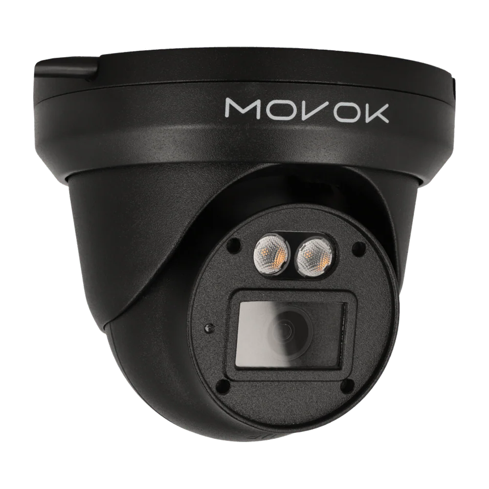 3MP Dual Light Turret Vaste lens 2.8mm WizSense Zwart
