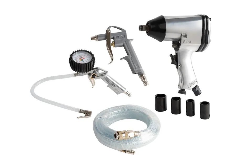BTW S10 10/1 pneumatische gereedschapsset – 1/2″ inlaat | 10-delig