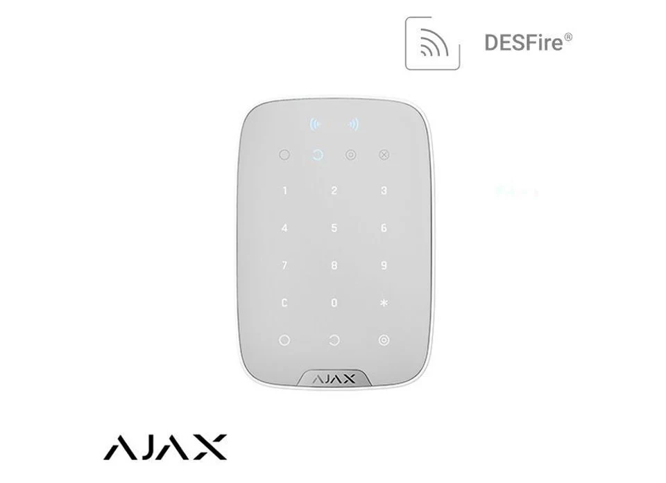 Ajax KeyPad PLUS draadloos, wit