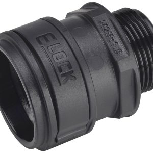 Fränkische Rohrwerke 25958020 Schroefverbinding 43 mm Zwart 25 stuk(s)