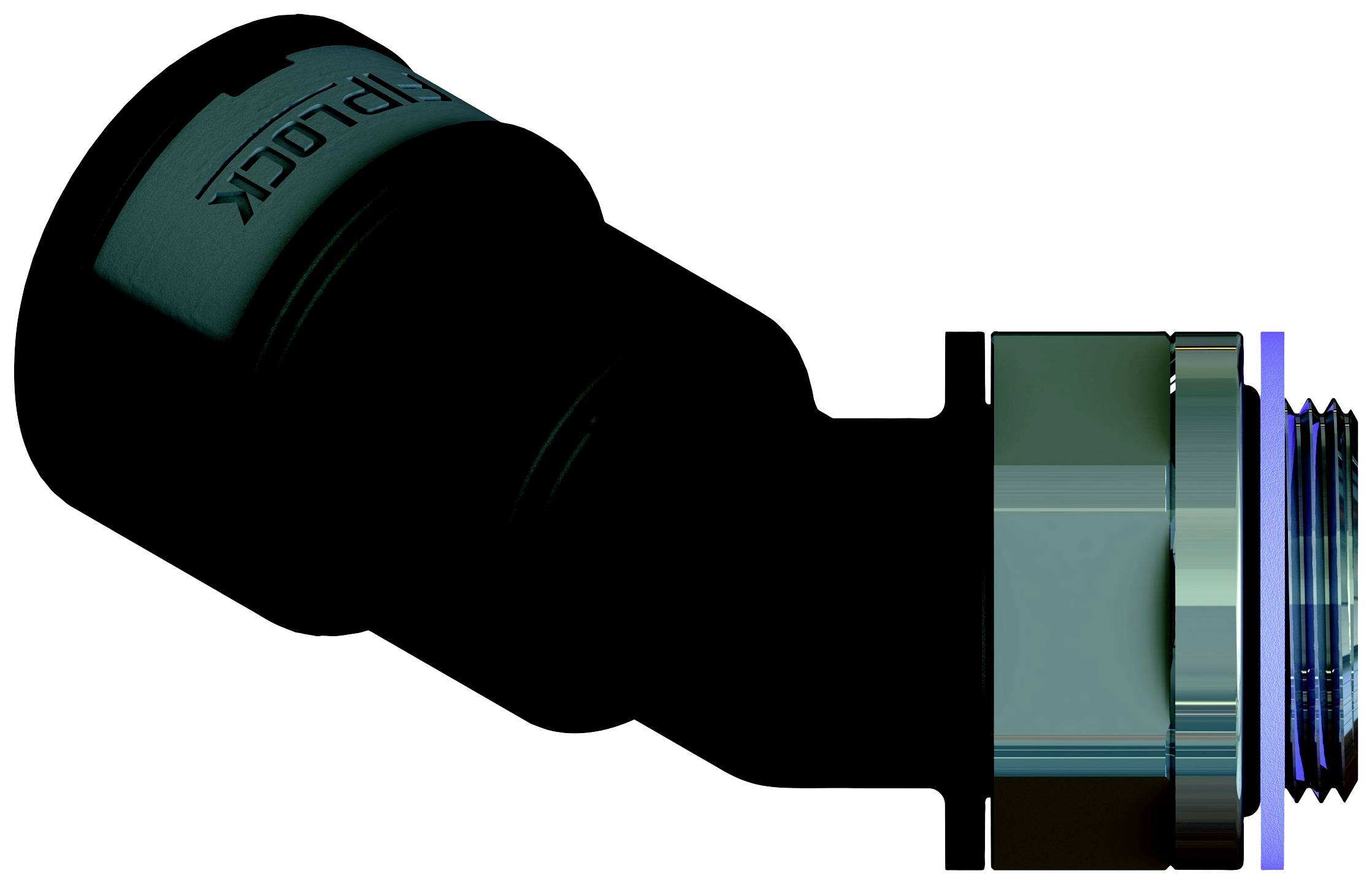 Fränkische Rohrwerke 4891030900 Schroefverbinding 69.2 mm Zwart 10 stuk(s)