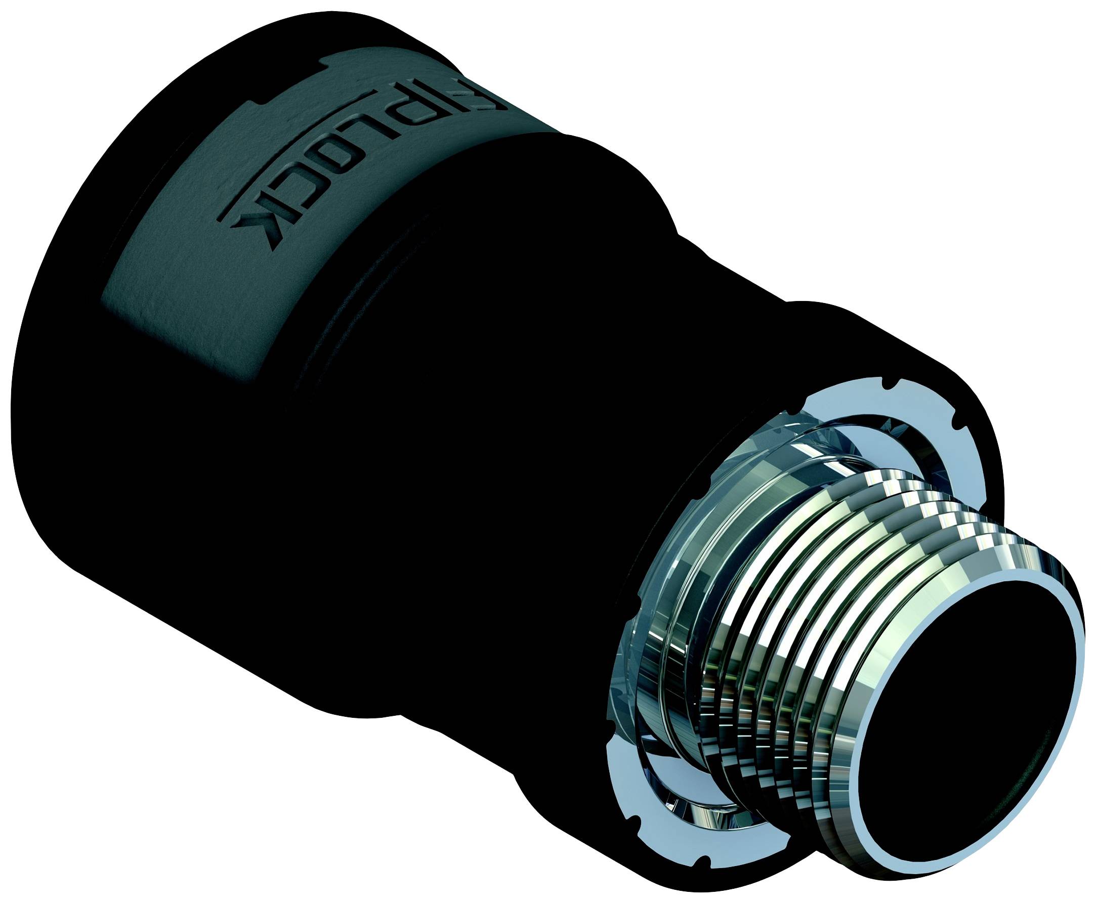 Fränkische Rohrwerke 4890472700 Schroefverbinding 45 mm Zwart 10 stuk(s)
