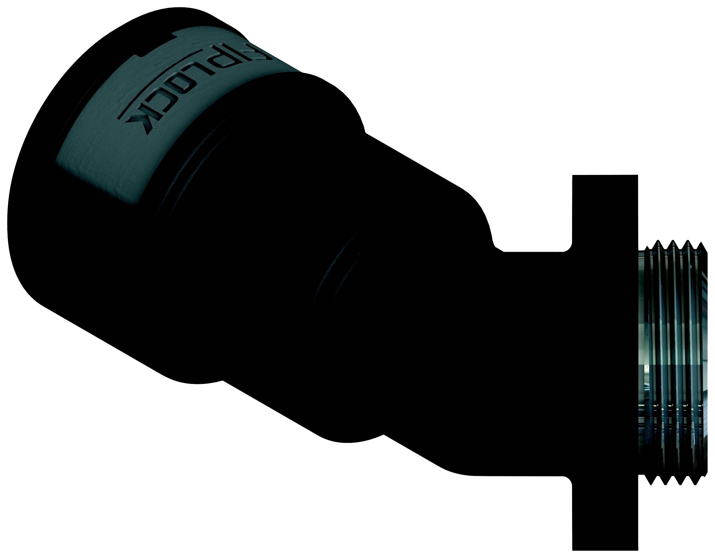 Fränkische Rohrwerke 4891187400 Schroefverbinding 62.6 mm Zwart 10 stuk(s)