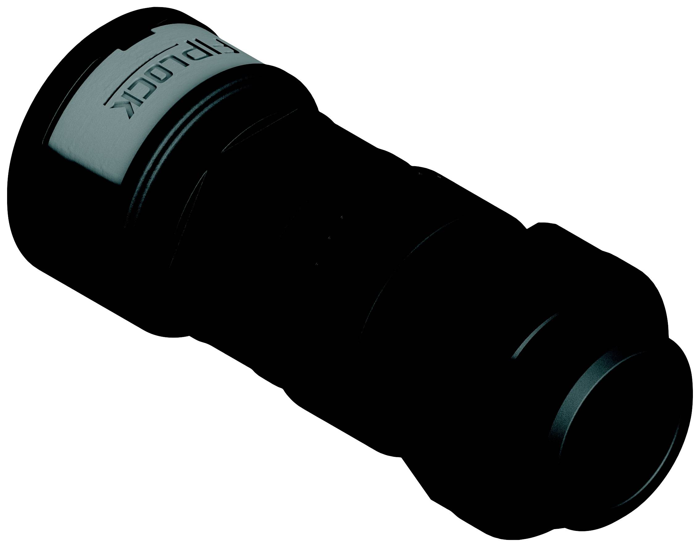 Fränkische Rohrwerke 4890562880 Schroefverbinding 85.2 mm Zwart 6 stuk(s)