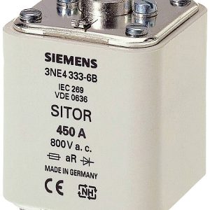 Siemens 3NE43306B Zekeringsinzetstuk 315 A 800 V 3 stuk(s) Siemens 3NE43306B Zekeringsinzetstuk 315 A 800 V 3 stuk(s)