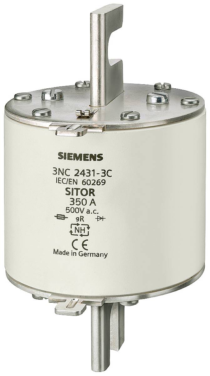 Siemens 3NC24273C Zekeringsinzetstuk Afmeting zekering = 3 250 A 500 V 3 stuk(s)