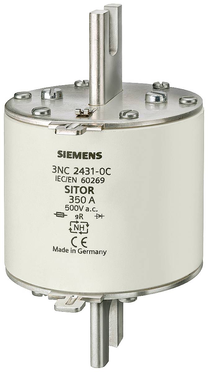 Siemens 3NC24310C Zekeringsinzetstuk Afmeting zekering = 3 350 A 500 V 3 stuk(s)