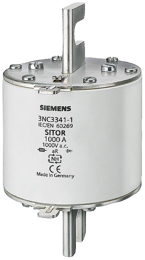 Siemens 3NC34361U Zekeringsinzetstuk Afmeting zekering = 3 630 A 1250 V 3 stuk(s)