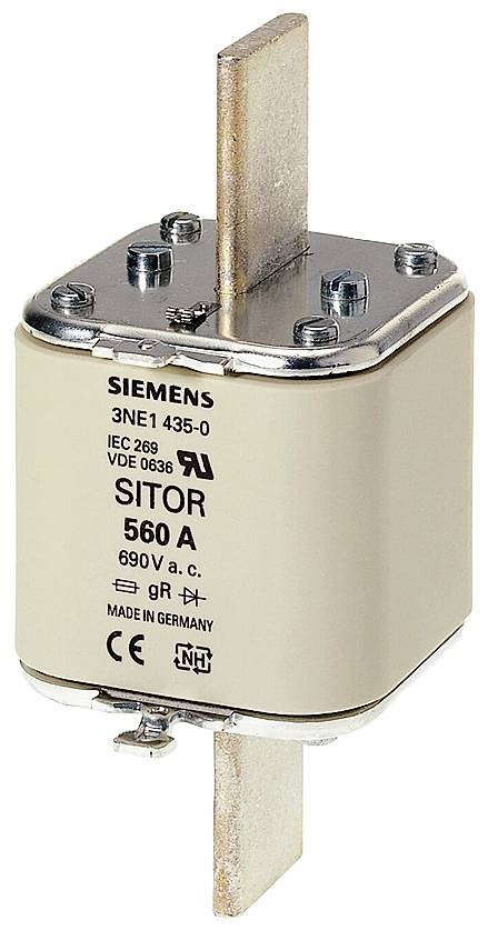 Siemens 3NE14380 Zekeringsinzetstuk Afmeting zekering : 3 800 A 690 V 3 stuk(s)