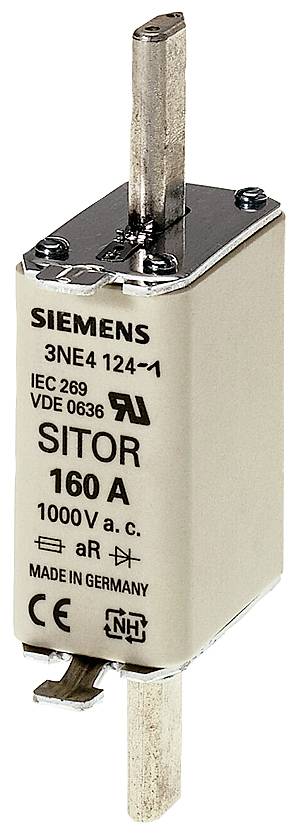Siemens 3NE4120 Zekeringsinzetstuk Afmeting zekering : 0 80 A 1000 V 3 stuk(s)