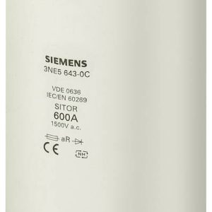 Siemens 3NE56430C Zekeringsinzetstuk Afmeting zekering : 3 600 A 1500 V 3 stuk(s) Siemens 3NE56430C Zekeringsinzetstuk Afmeting zekering : 3 600 A 1500 V 3 stuk(s)