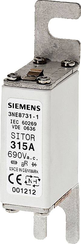 Siemens 3NE87021 Zekeringsinzetstuk Afmeting zekering : 0 40 A 690 V 10 stuk(s)