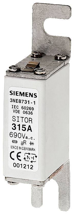 Siemens 3NE87141 Zekeringsinzetstuk Afmeting zekering : 0 20 A 690 V 10 stuk(s)