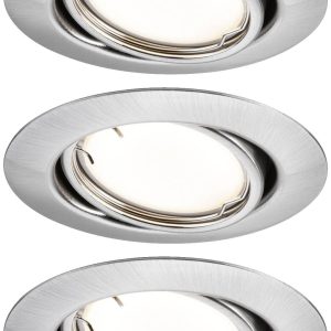 Paulmann 92464 LED-inbouwlamp Set van 3 stuks LED 14.7 W IJzer (geborsteld) Paulmann 92464 LED-inbouwlamp Set van 3 stuks LED 14.7 W IJzer (geborsteld)