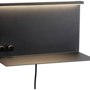 Paulmann 96773 Jarina LED-wandlamp LED 4.5 W Zwart (mat) Paulmann 96773 Jarina LED-wandlamp LED 4.5 W Zwart (mat)