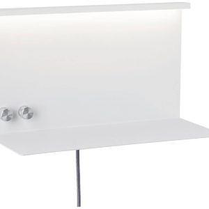 Paulmann 96772 Jarina LED-wandlamp LED 4.5 W Wit (mat) Paulmann 96772 Jarina LED-wandlamp LED 4.5 W Wit (mat)
