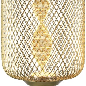 Paulmann 29084 LED-lamp E27 Cilinder Helix 3.5 W Goud (Ø x h) 100 mm x 162 mm 1 stuk(s) Paulmann 29084 LED-lamp E27 Cilinder Helix 3.5 W Goud (Ø x h) 100 mm x 162 mm 1 stuk(s)