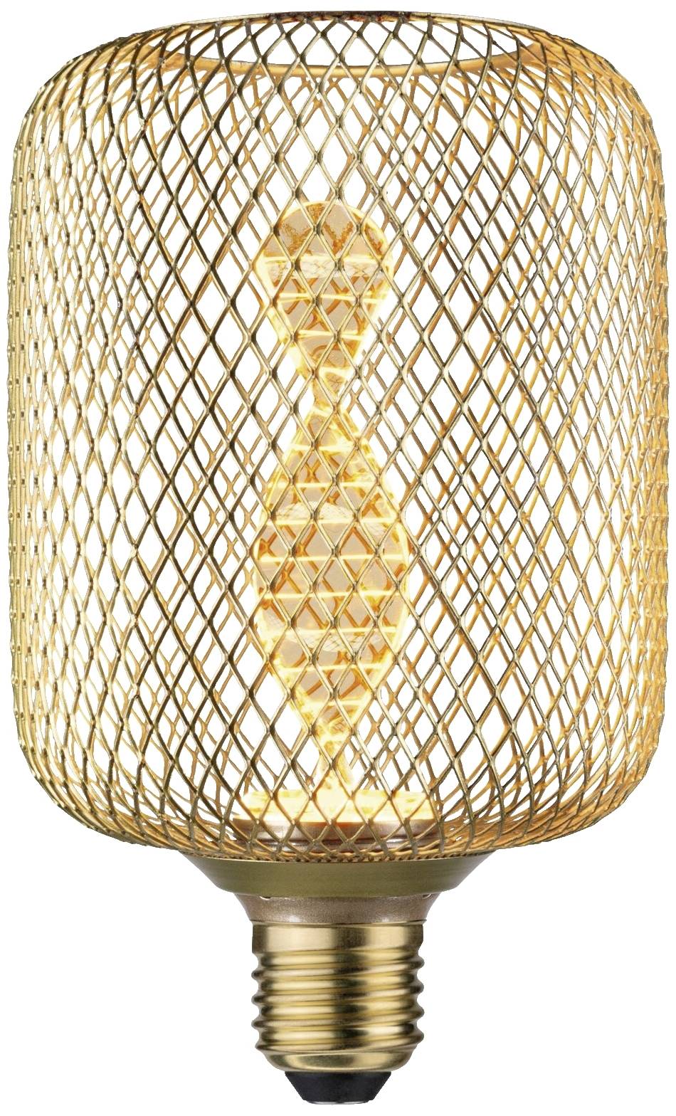 Paulmann 29084 LED-lamp E27 Cilinder Helix 3.5 W Goud (Ø x h) 100 mm x 162 mm 1 stuk(s)