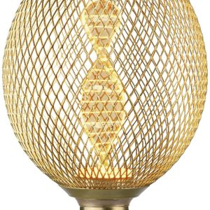 Paulmann 29088 LED-lamp E27 Globe Helix 3.5 W Goud (Ø x h) 110 mm x 160 mm 1 stuk(s) Paulmann 29088 LED-lamp E27 Globe Helix 3.5 W Goud (Ø x h) 110 mm x 160 mm 1 stuk(s)