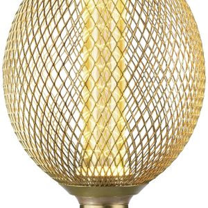 Paulmann 29089 LED-lamp E27 Globe Spiral 4.2 W Goud (Ø x h) 110 mm x 160 mm 1 stuk(s) Paulmann 29089 LED-lamp E27 Globe Spiral 4.2 W Goud (Ø x h) 110 mm x 160 mm 1 stuk(s)