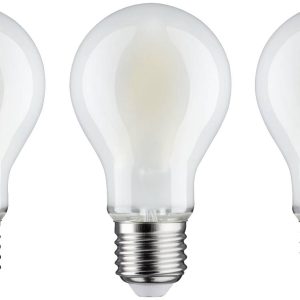 Paulmann 29093 LED-lamp Energielabel E (A – G) E27 Peer 9 W Neutraalwit (Ø x h) 60 mm x 106 mm 3 stuk(s) Paulmann 29093 LED-lamp Energielabel E (A – G) E27 Peer 9 W Neutraalwit (Ø x h) 60 mm x 106 mm 3 stuk(s)