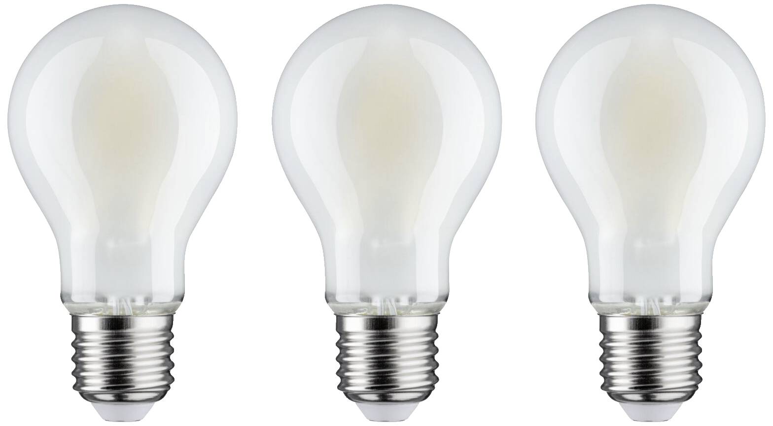 Paulmann 29093 LED-lamp Energielabel E (A - G) E27 Peer 9 W Neutraalwit (Ø x h) 60 mm x 106 mm 3 stuk(s)