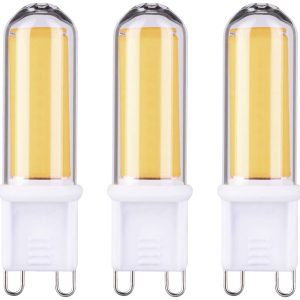 Paulmann 29045 LED-lamp Energielabel F (A – G) G9 Stiftfitting 4.6 W Warmwit (Ø x h) 18 mm x 58 mm 3 stuk(s)