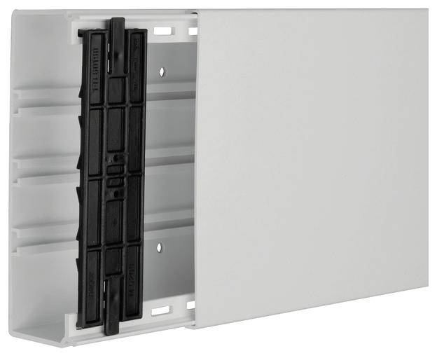 Hager FB6019007035 Kabelgoot (l x b x h) 2000 x 190 x 61 mm Grijs 2 m