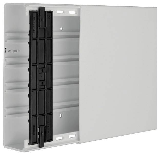 Hager FB6023007035 Kabelgoot (l x b x h) 2000 x 230 x 61 mm Grijs 2 m
