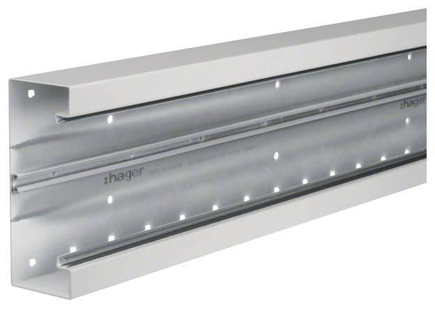 Hager BRS651701B7035 Kabelgoot Onderdeel (l x b) 2000 mm x 170 mm Grijs 2 m