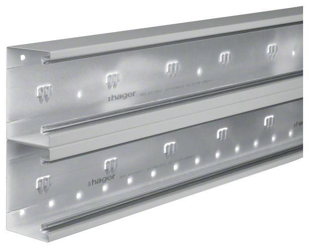 Hager BRS652101DVERZ Kabelgoot Onderdeel (l x b) 2000 mm x 210 mm Bont 2 m