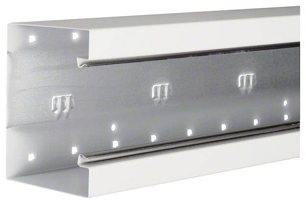 Hager BRS10013019016 Kabelgoot Onderdeel (l x b) 2000 mm x 130 mm Wit 2 m