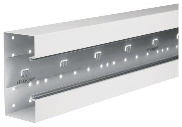 Hager BRS8517019016 Kabelgoot Onderdeel (l x b) 2000 mm x 170 mm Wit 2 m