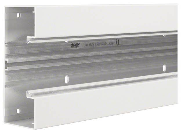 Hager BRA6517019016 Kabelgoot Onderdeel (l x b) 2000 mm x 170 mm Wit 2 m