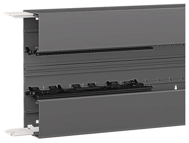 Hager BRN6521019011 Kabelgoot Onderdeel (l x b) 2000 mm x 210 mm Zwart 2 m