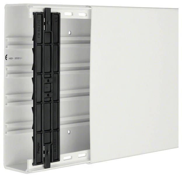 Hager FB6023009016 Kabelgoot (l x b x h) 2000 x 230 x 61 mm Wit 2 m