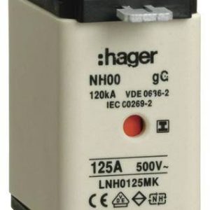 Hager LNH0125MK NH-zekering 125 A 3 stuk(s) Hager LNH0125MK NH-zekering 125 A 3 stuk(s)