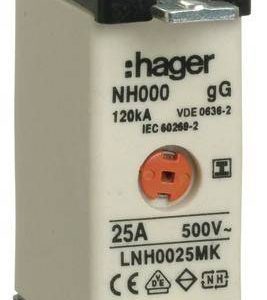 Hager LNH0025MK NH-zekering 25 A 3 stuk(s) Hager LNH0025MK NH-zekering 25 A 3 stuk(s)