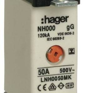 Hager LNH0050MK NH-zekering 50 A 3 stuk(s) Hager LNH0050MK NH-zekering 50 A 3 stuk(s)