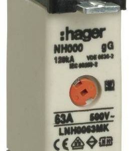 Hager LNH0063MK NH-zekering 63 A 3 stuk(s) Hager LNH0063MK NH-zekering 63 A 3 stuk(s)