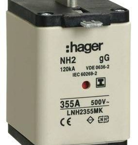 Hager LNH2355MK NH-zekering 355 A 3 stuk(s) Hager LNH2355MK NH-zekering 355 A 3 stuk(s)