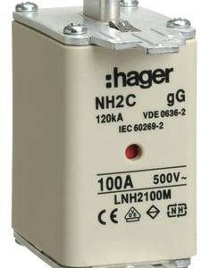 Hager LNH2100M NH-zekering 100 A 3 stuk(s) Hager LNH2100M NH-zekering 100 A 3 stuk(s)
