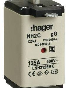 Hager LNH2125MK NH-zekering 125 A 3 stuk(s) Hager LNH2125MK NH-zekering 125 A 3 stuk(s)