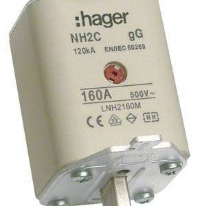 Hager LNH2160M NH-zekering 160 A 3 stuk(s) Hager LNH2160M NH-zekering 160 A 3 stuk(s)
