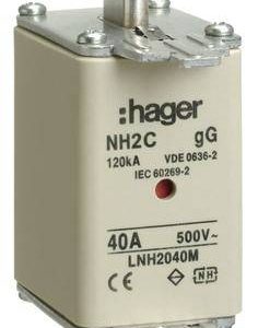 Hager LNH2040M NH-zekering 40 A 3 stuk(s) Hager LNH2040M NH-zekering 40 A 3 stuk(s)