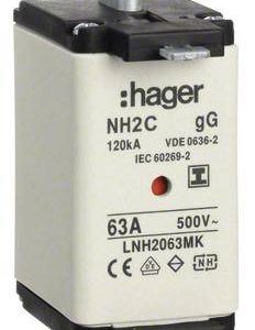 Hager LNH2063MK NH-zekering 63 A 3 stuk(s) Hager LNH2063MK NH-zekering 63 A 3 stuk(s)