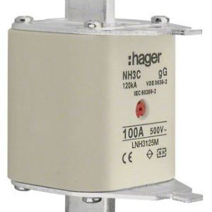Hager LNH3125M NH-zekering 125 A 3 stuk(s)