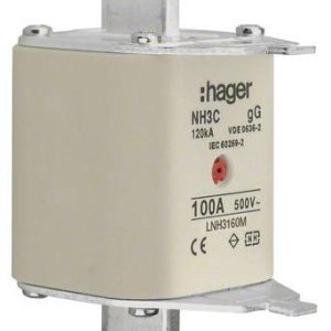 Hager LNH3160M NH-zekering 160 A 3 stuk(s)